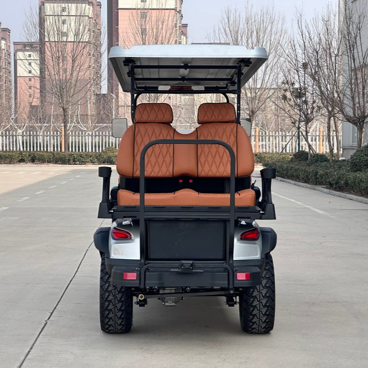 Space Gray 6 Seater Golf Cart - 72v Lithium