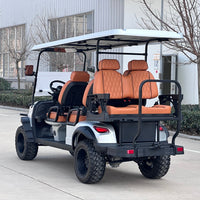 Space Gray 6 Seater Golf Cart - 72v Lithium