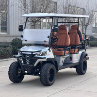 Space Gray 6 Seater Golf Cart - 72v Lithium