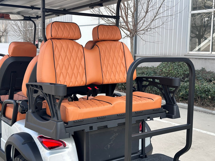 Space Gray 6 Seater Golf Cart - 72v Lithium