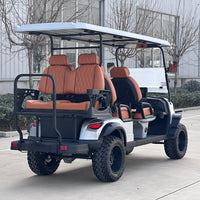 Space Gray 6 Seater Golf Cart - 72v Lithium