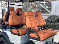 Space Gray 6 Seater Golf Cart - 72v Lithium