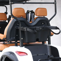 Signal White 4 Forward Golf Cart With Savannah Seats - 206ah Extended Range Golf Cart LSV Lifted