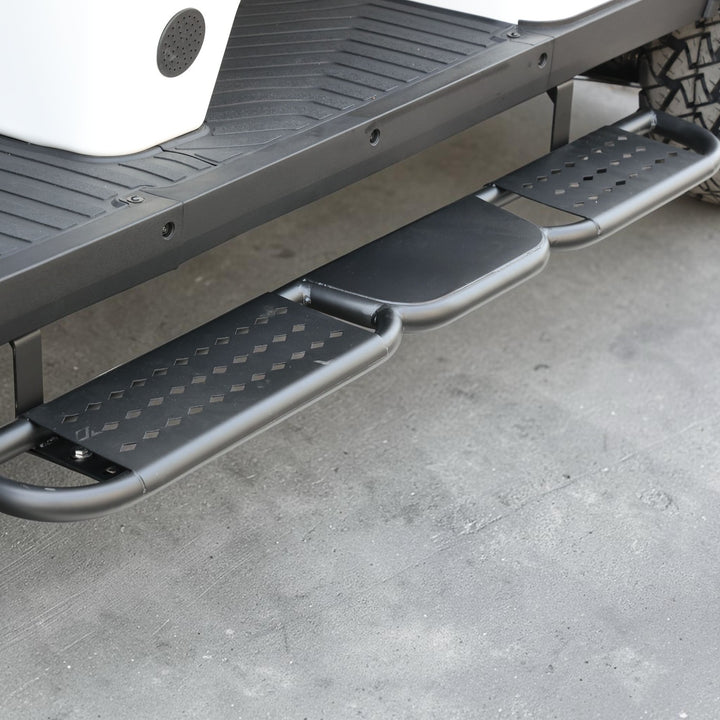 Signal White 4 Forward Golf Cart With Savannah Seats - 206ah Extended Range Golf Cart LSV Lifted