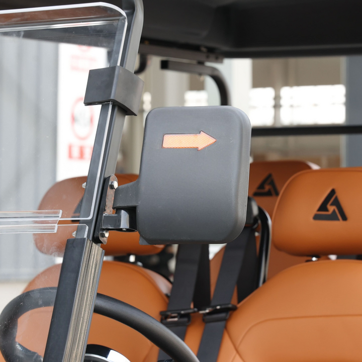 Signal White 4 Forward Golf Cart With Savannah Seats - 206ah Extended Range Golf Cart LSV Lifted
