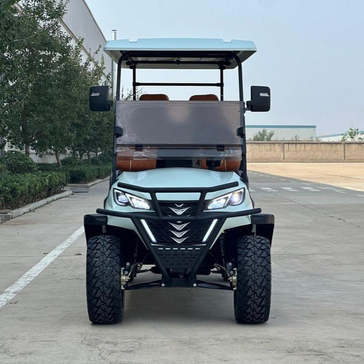 Mint Green (Matte) 6 Seater Golf Cart - 72v Lithium