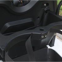 Signal White 6 Forward Golf Cart With Black Seats - 48V Non-Lifted Golf Cart LSV