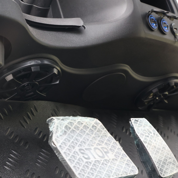Black Grey 8 Seater Golf Cart With Dark Gray Seats - 206ah Extended Range Golf Cart LSV