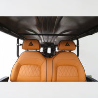 Basalt Grey 8 Seater With Saddle Seats - 206ah Extended Range Golf Cart LSV