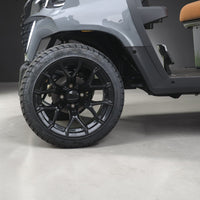 Basalt Grey 8 Seater With Saddle Seats - 206ah Extended Range Golf Cart LSV