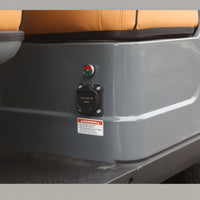 Basalt Grey 8 Seater With Saddle Seats - 206ah Extended Range Golf Cart LSV