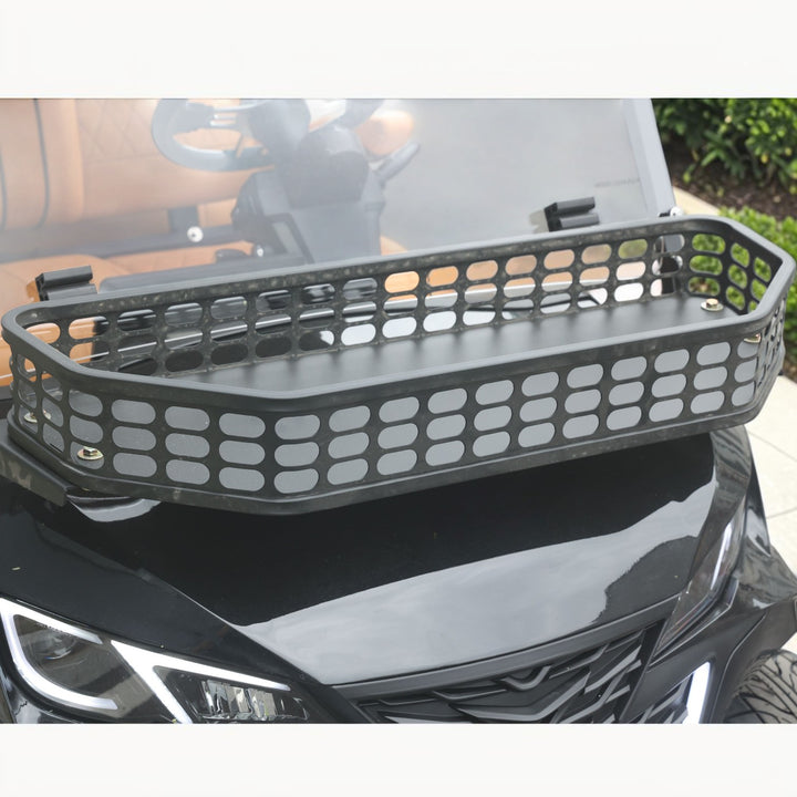 Jet Black 8 Seater With Saddle Seats - 206ah Extended Range Golf Cart LSV