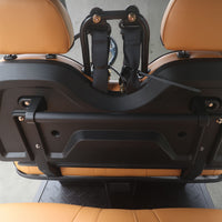 Jet Black 8 Seater With Saddle Seats - 206ah Extended Range Golf Cart LSV