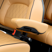 Jet Black 8 Seater With Saddle Seats - 206ah Extended Range Golf Cart LSV