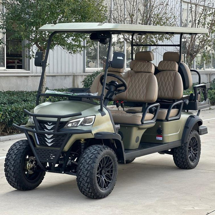 Graphite (Matte) 6 Seater Golf Cart - 72v Lithium