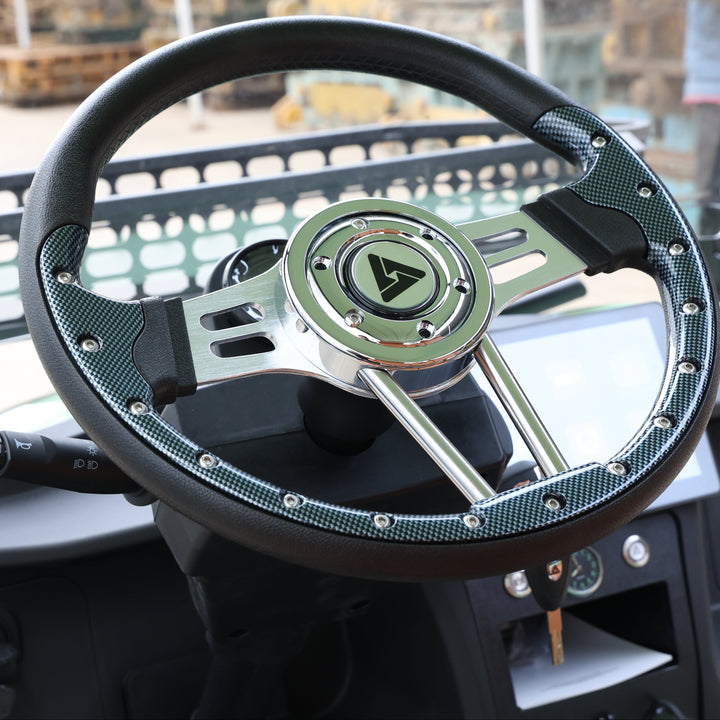 Pastel Green 6 Seater With Savannah Seats - 48v Lifted Golf Cart