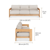 Rae 3 Seater Outdoor Sofa