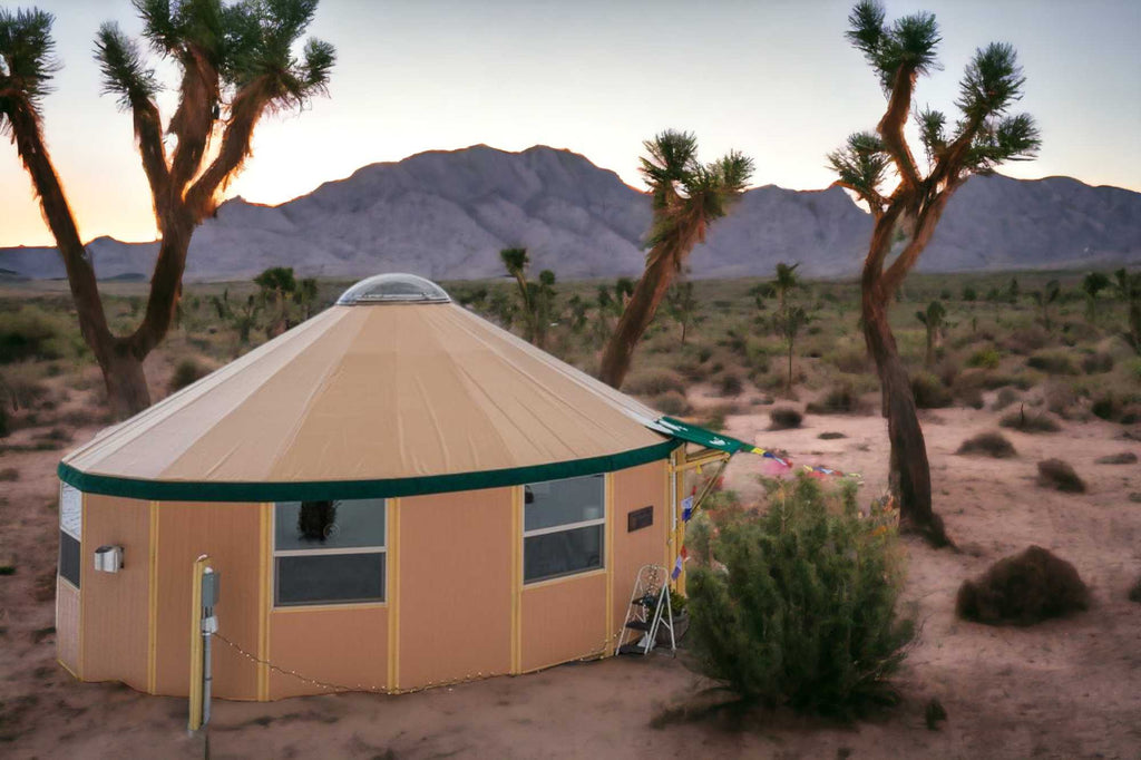 18 Wall Luxury Yurt-Cabin Kit with Solid Walls by Freedom Yurt-Cabins ...