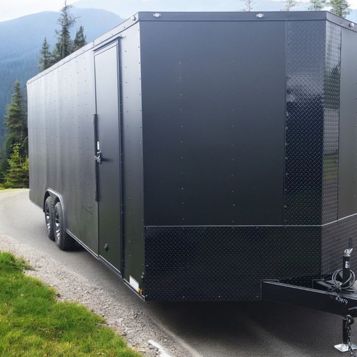 24ft Enclosed Trailer Custom, 8.5 x 24 Ultimate Auto, ATV, and Toy Hauler – Premium Build Cargo, Landscape, or Race Trailer