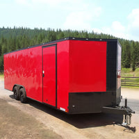 24ft Enclosed Trailer Custom, 8.5 x 24 Ultimate Auto, ATV, and Toy Hauler – Premium Build Cargo, Landscape, or Race Trailer