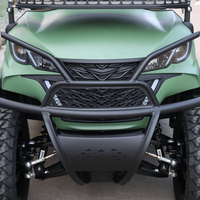 Matte Receda Green 6 Seater With Copper Seats - 206ah Extended Range Golf Cart