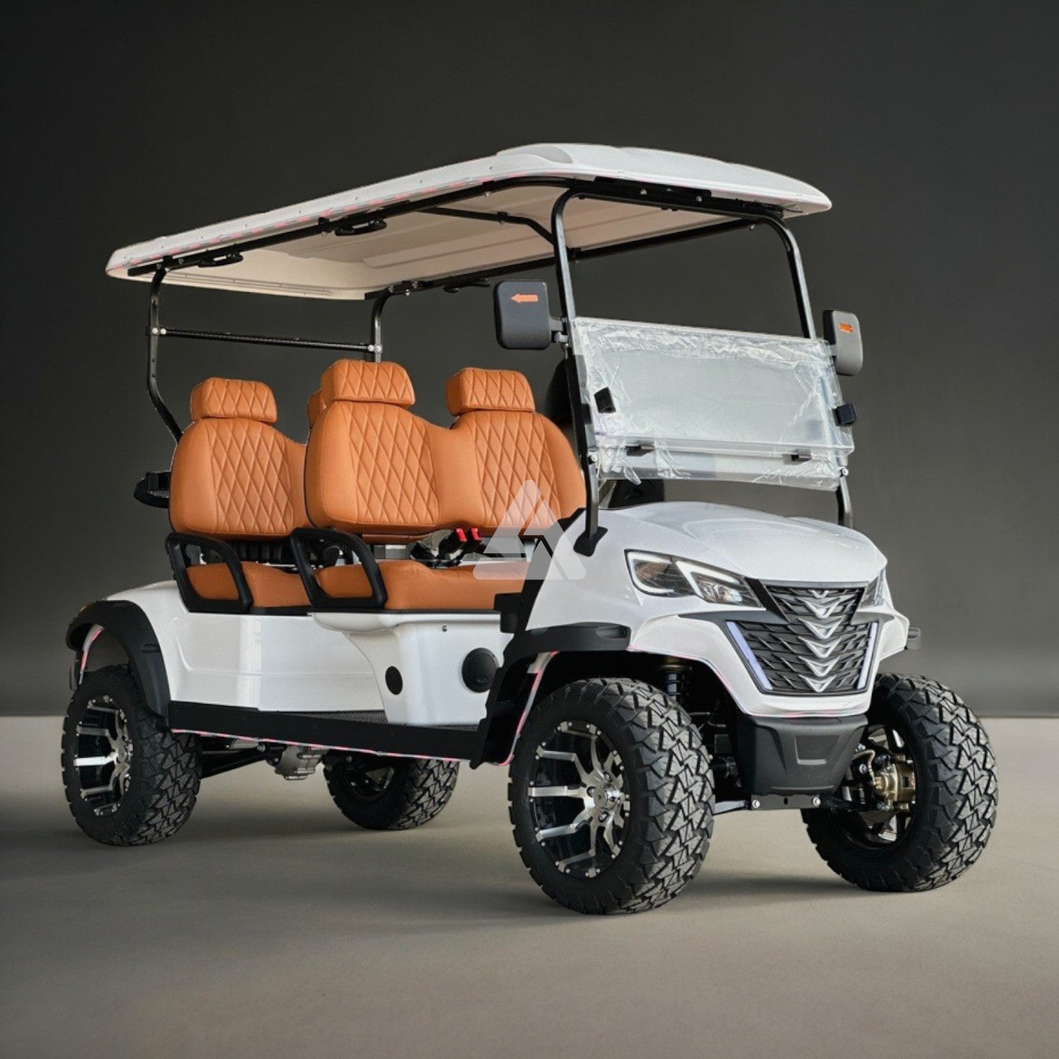 6 Seater Golf Cart Street Legal Extended Range 206AH Lithium Electric ...