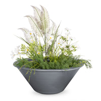 The Outdoor Plus 24" Cazo Powder Coated Planter Bowl 24"