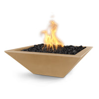 The Outdoor Plus 24" Maya GFRC Fire Bowl - Match Lit 24"