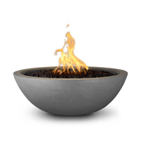 The Outdoor Plus 27" Sedona GFRC Fire Bowl - Match Lit