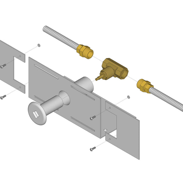 The Outdoor Plus Liquid Propane with Paver Bracket - 3 7/8